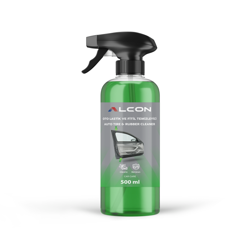 Alcon Care Auto Tire & Rubber Cleaner Spray 500 ML Box Of 12