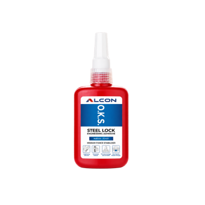 Alcon Anaerobic O.K.S Steel Lock Engineering Adhvesive 50 ML Box Of 12