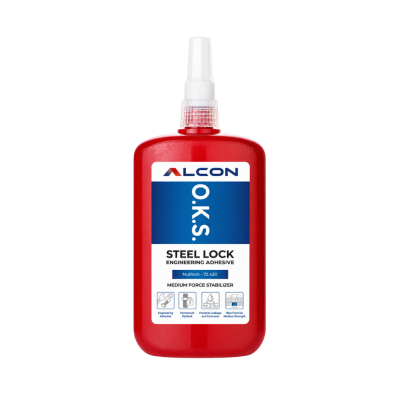 Alcon Anaerobic O.K.S Steel Lock Engineering Adhvesive 250 ML Box Of 6