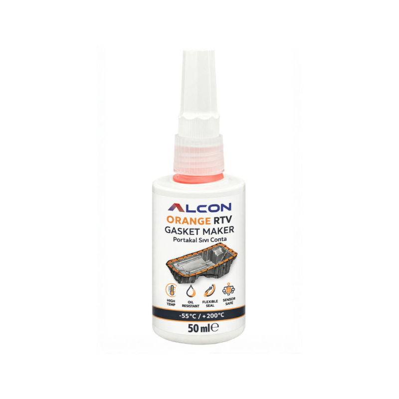 Alcon Jellock Orange Gasket Maker 50 ML. Box Of 12