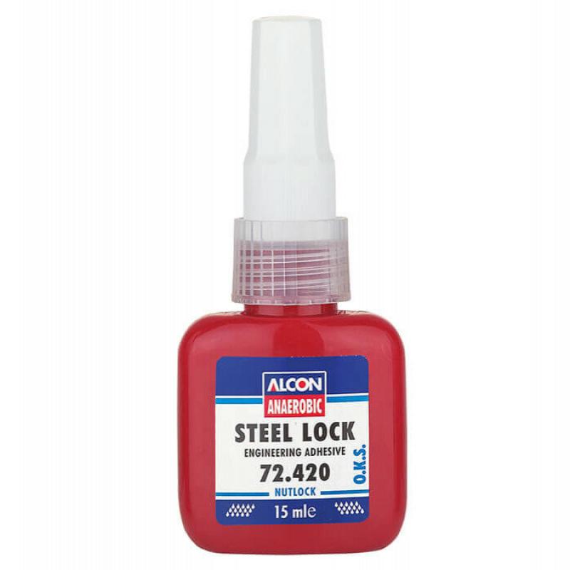 Alcon Anaerobic O.K.S Steel Lock Engineering Adhvesive 15 ML Box Of 12