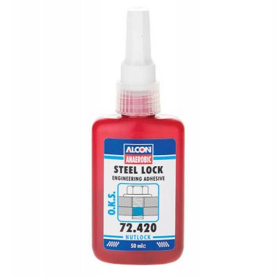 Alcon Anaerobic O.K.S Steel Lock Engineering Adhvesive 50 ML Box Of 12