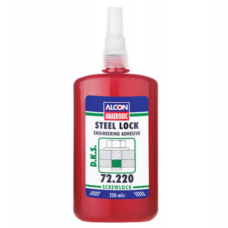Alcon Anaerobic D.K.S Steel Lock Engineering Adhvesive 250 ML Box Of 6